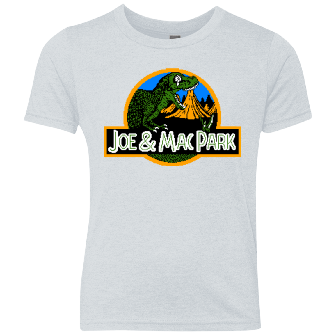 T-Shirts Heather White / YXS Caveman park Youth Triblend T-Shirt