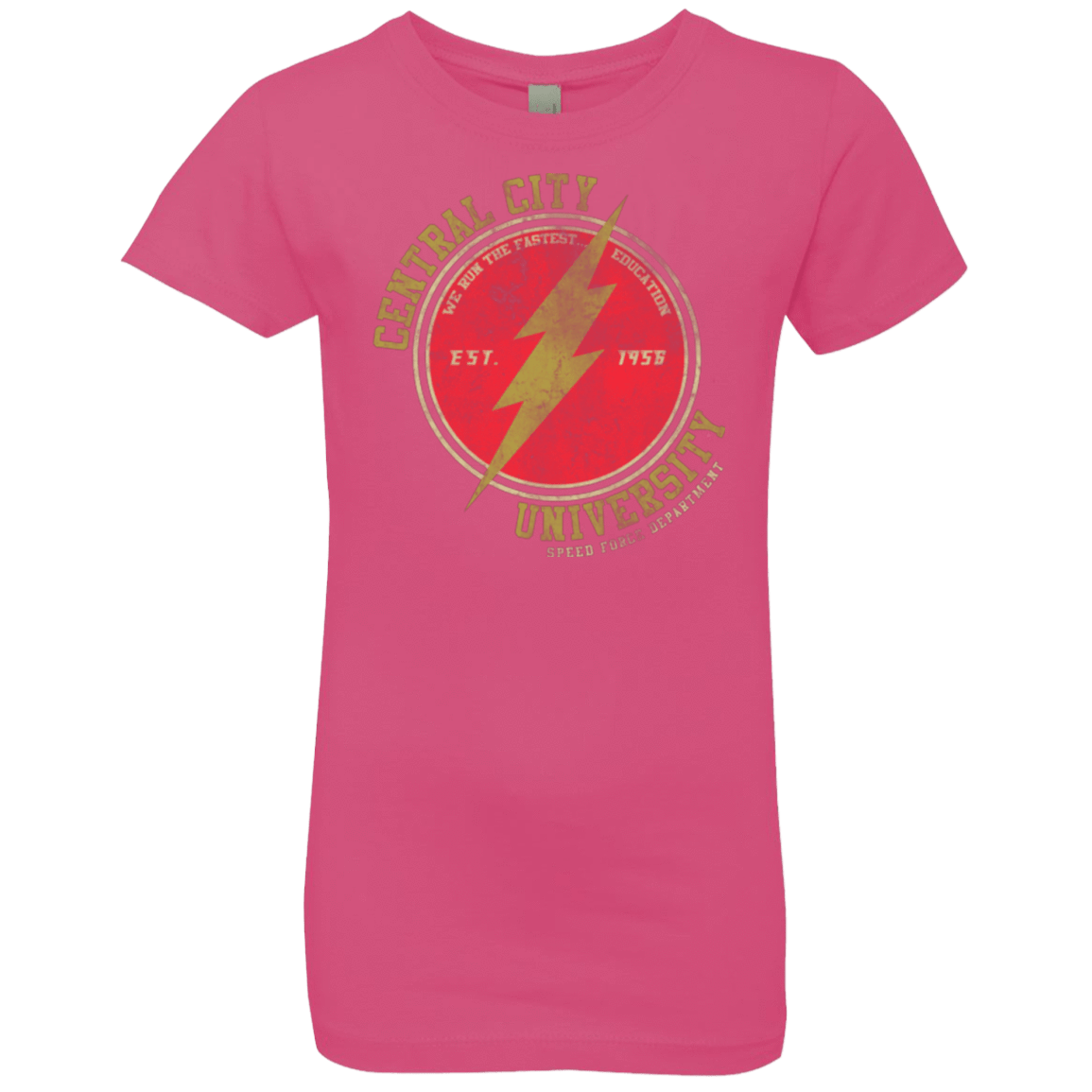 T-Shirts Hot Pink / YXS Central City U Girls Premium T-Shirt