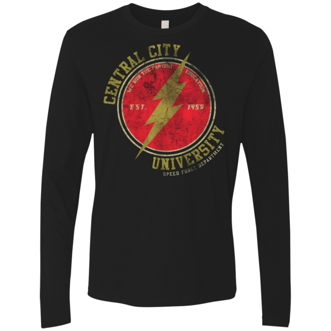 T-Shirts Black / Small Central City U Men's Premium Long Sleeve