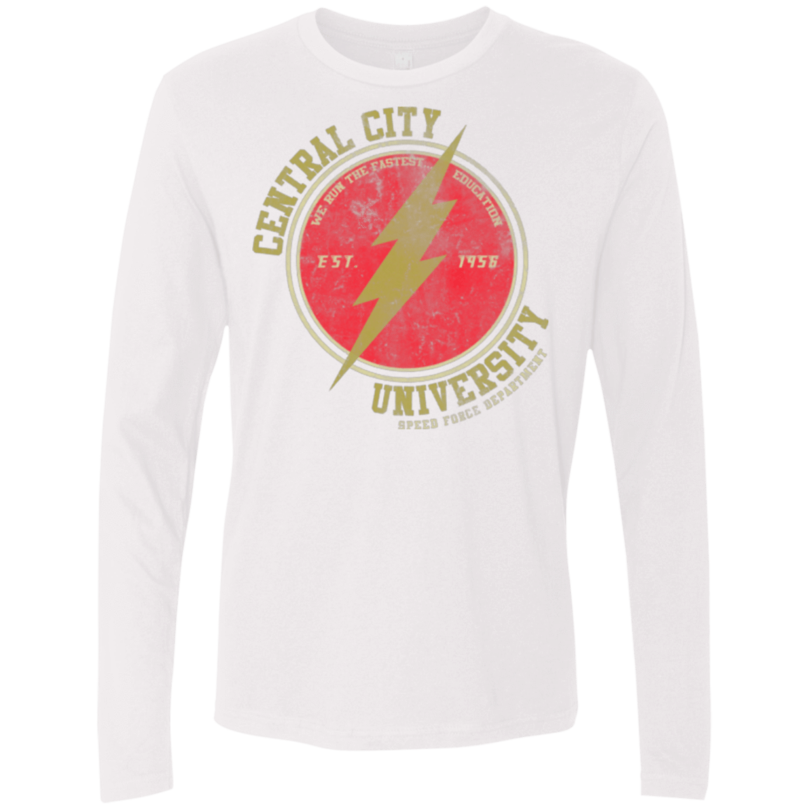 T-Shirts White / Small Central City U Men's Premium Long Sleeve