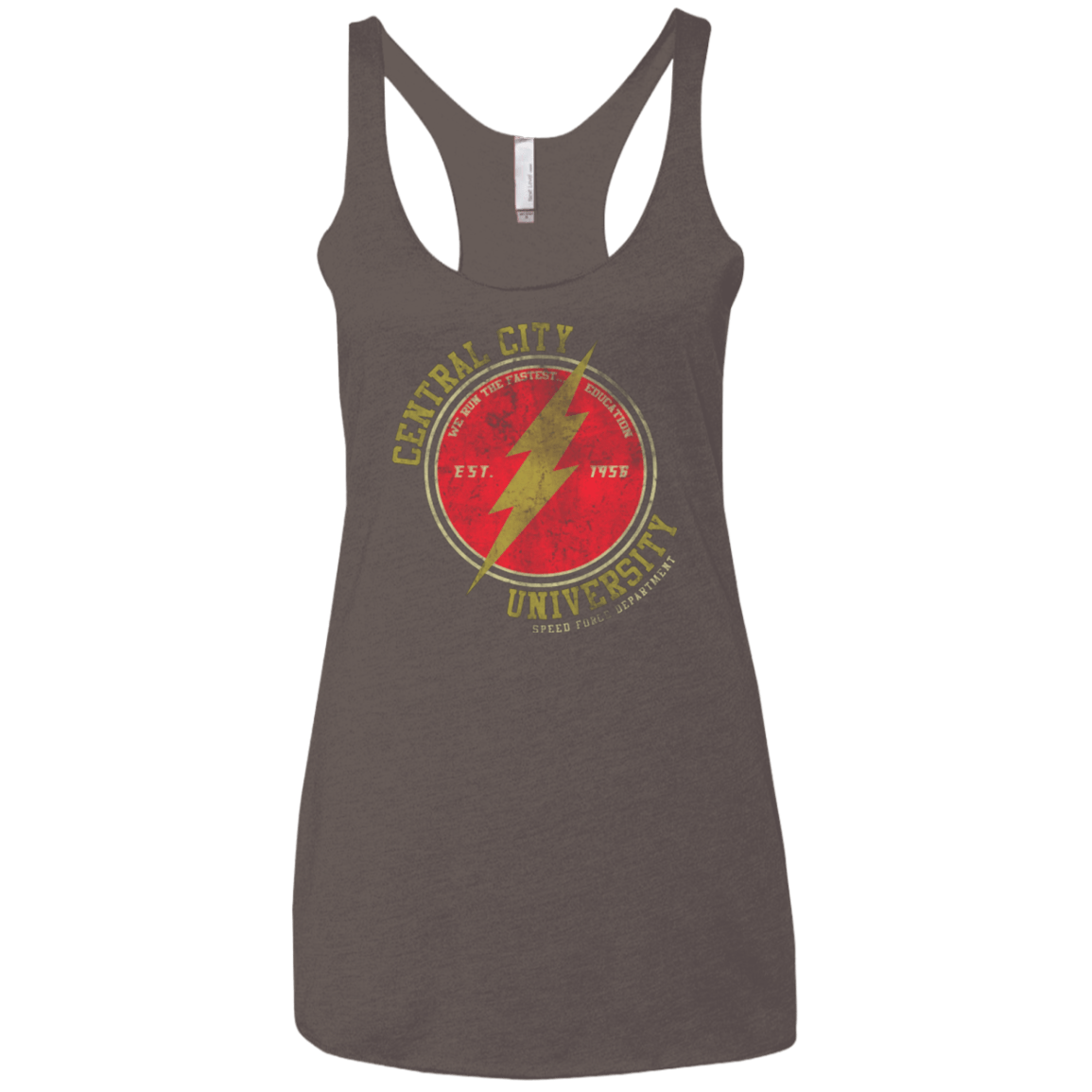 T-Shirts Macchiato / X-Small Central City U Women's Triblend Racerback Tank
