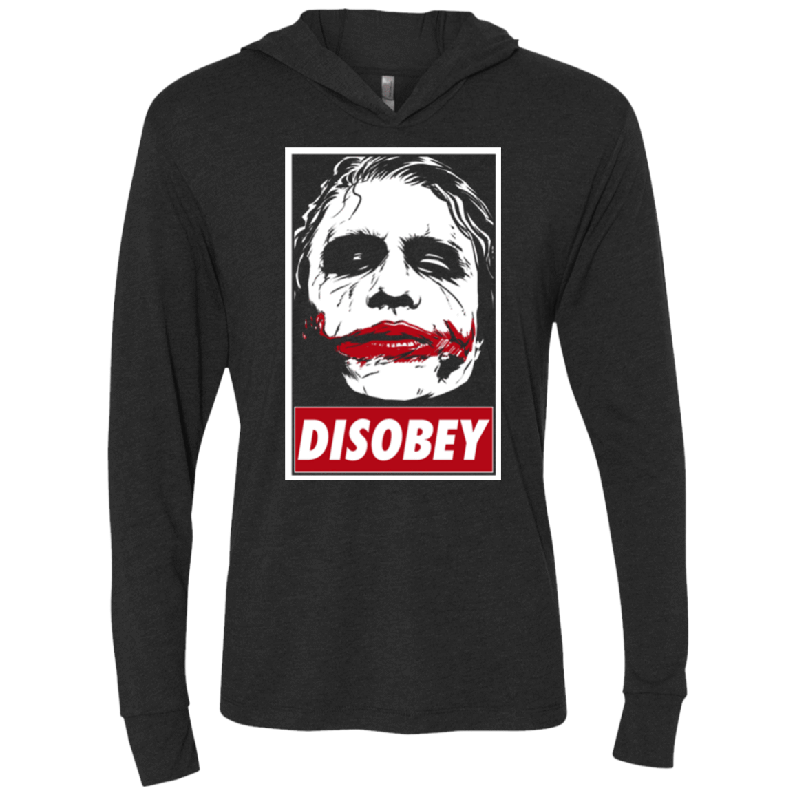 T-Shirts Vintage Black / X-Small Chaos and Disobey Triblend Long Sleeve Hoodie Tee