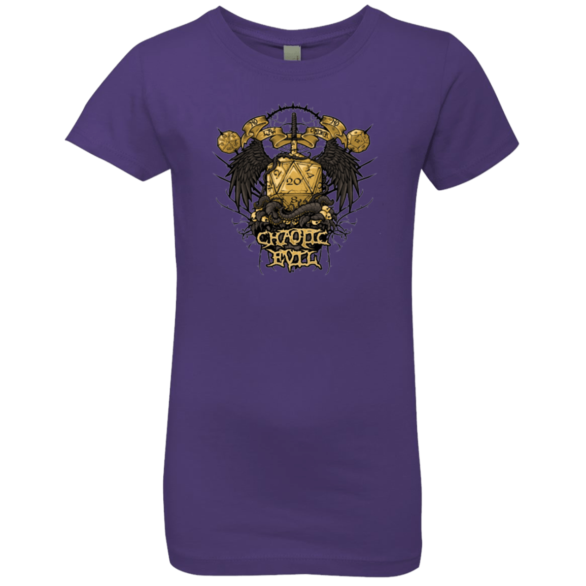 T-Shirts Purple Rush / YXS CHAOTIC EVIL Girls Premium T-Shirt