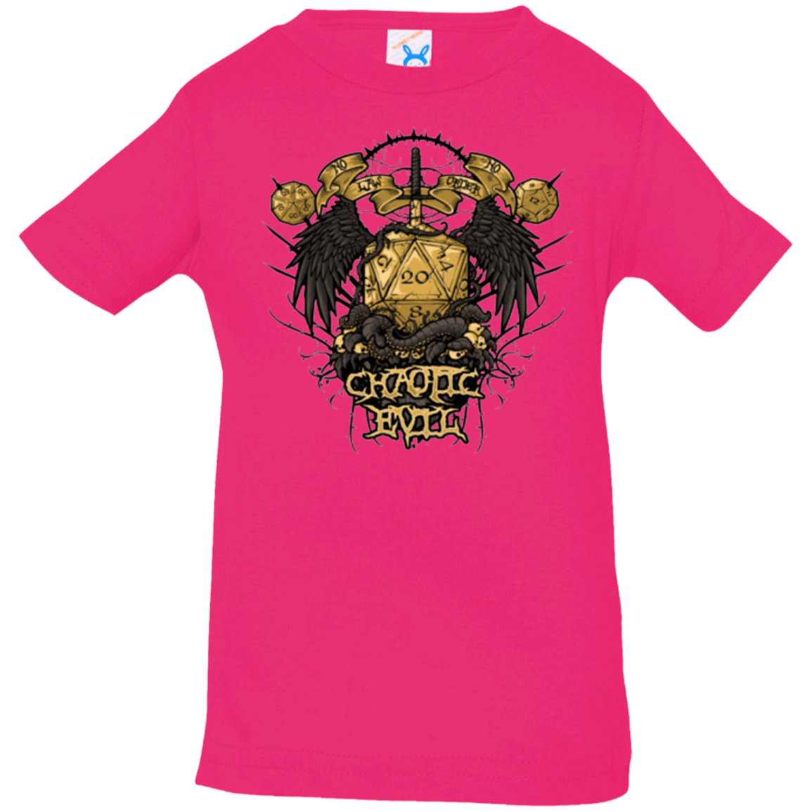 T-Shirts Hot Pink / 6 Months CHAOTIC EVIL Infant Premium T-Shirt