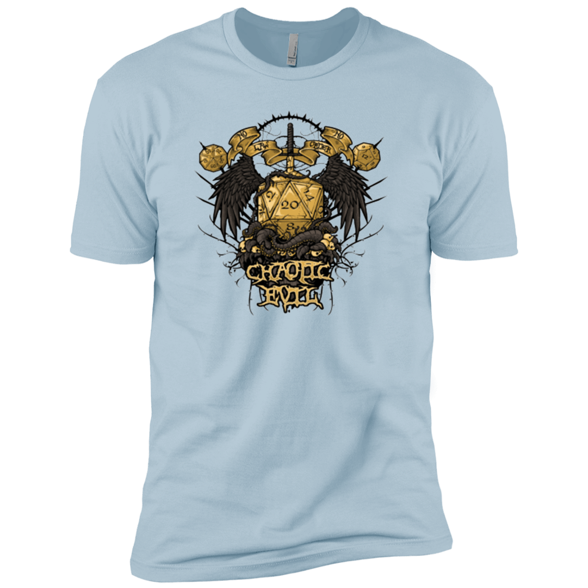 T-Shirts Light Blue / X-Small CHAOTIC EVIL Men's Premium T-Shirt