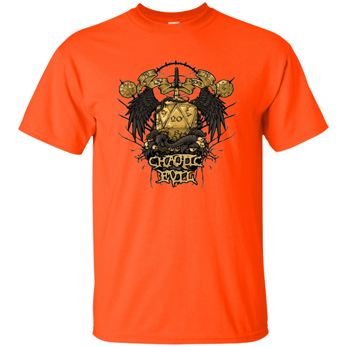 T-Shirts Orange / Small CHAOTIC EVIL T-Shirt