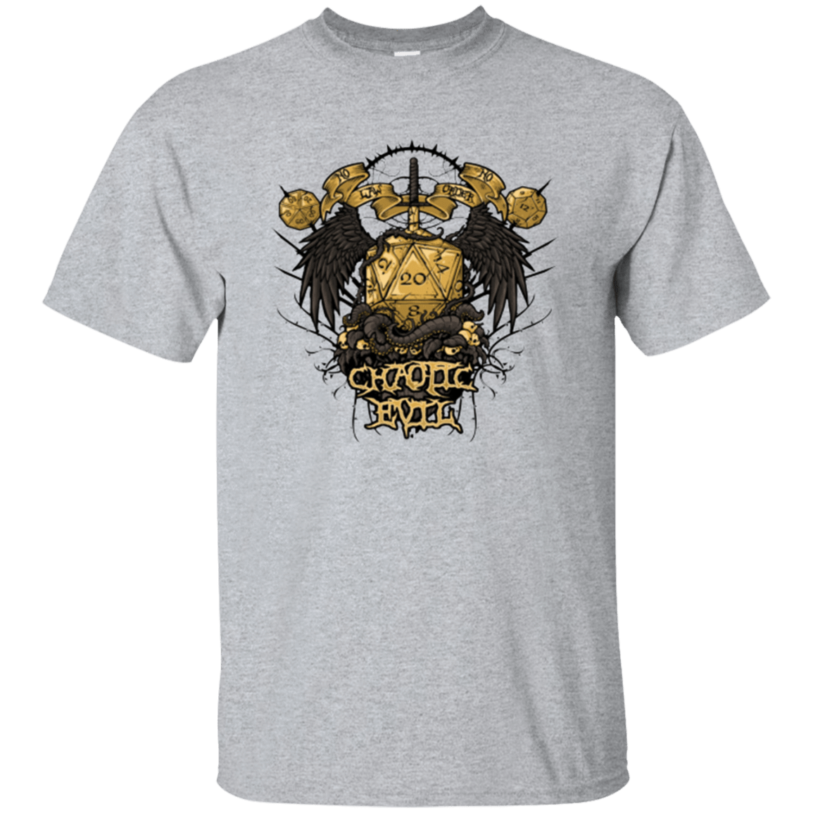 T-Shirts Sport Grey / Small CHAOTIC EVIL T-Shirt