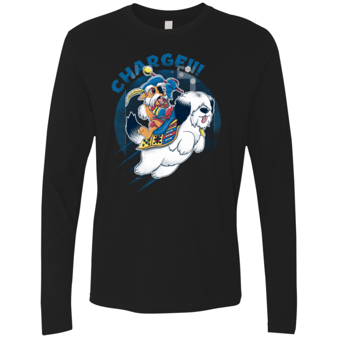 T-Shirts Black / Small Charge Men's Premium Long Sleeve