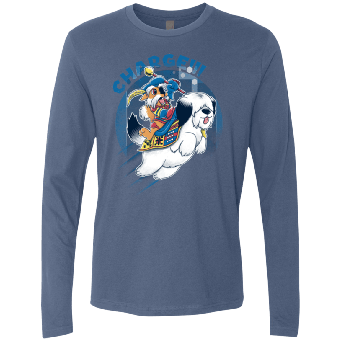 T-Shirts Indigo / Small Charge Men's Premium Long Sleeve