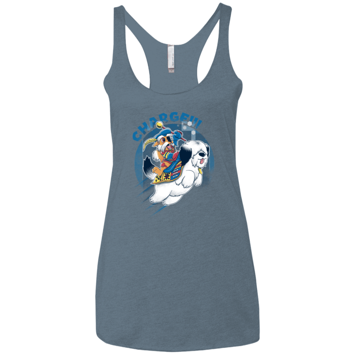 T-Shirts Indigo / X-Small Charge Women's Triblend Racerback Tank