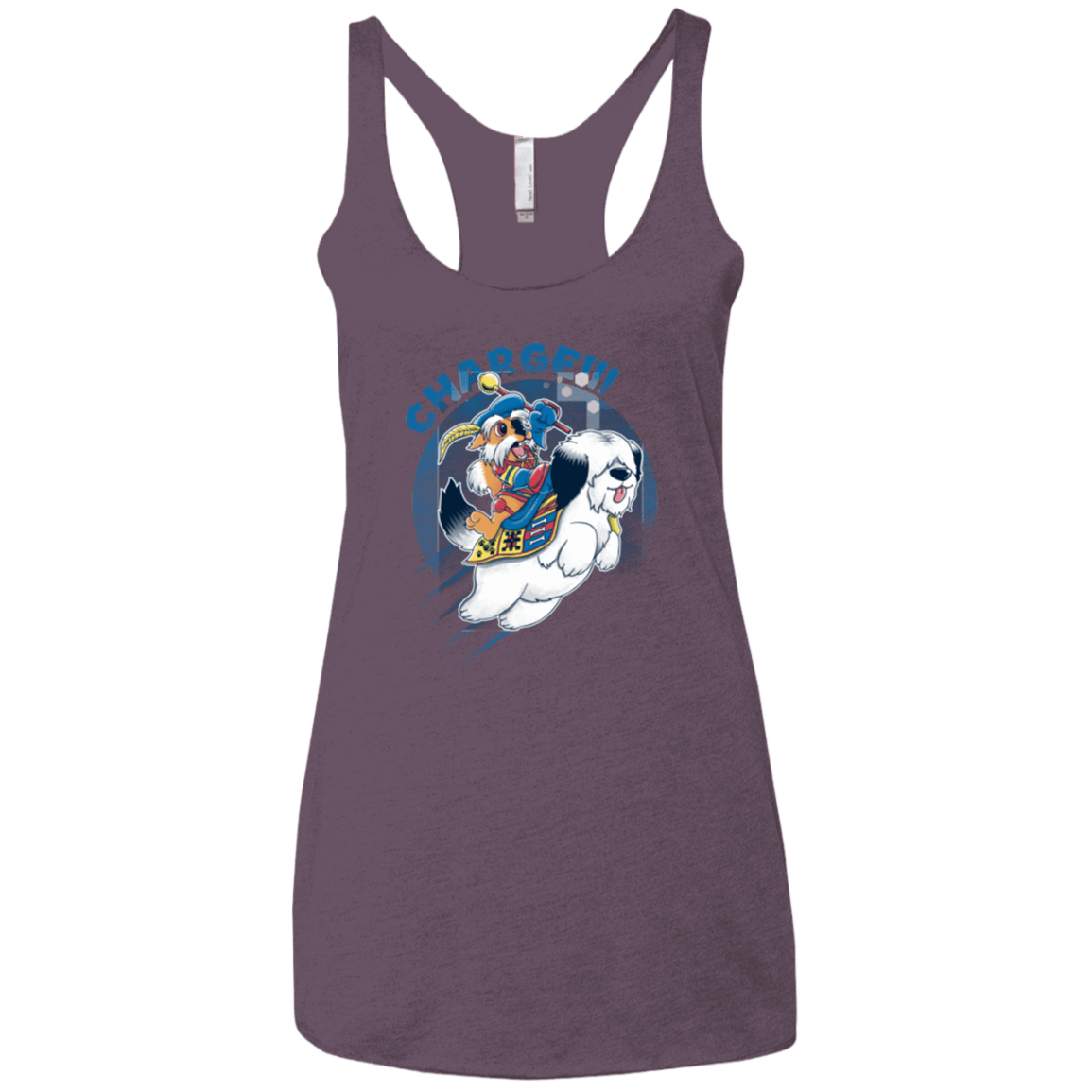 T-Shirts Vintage Purple / X-Small Charge Women's Triblend Racerback Tank