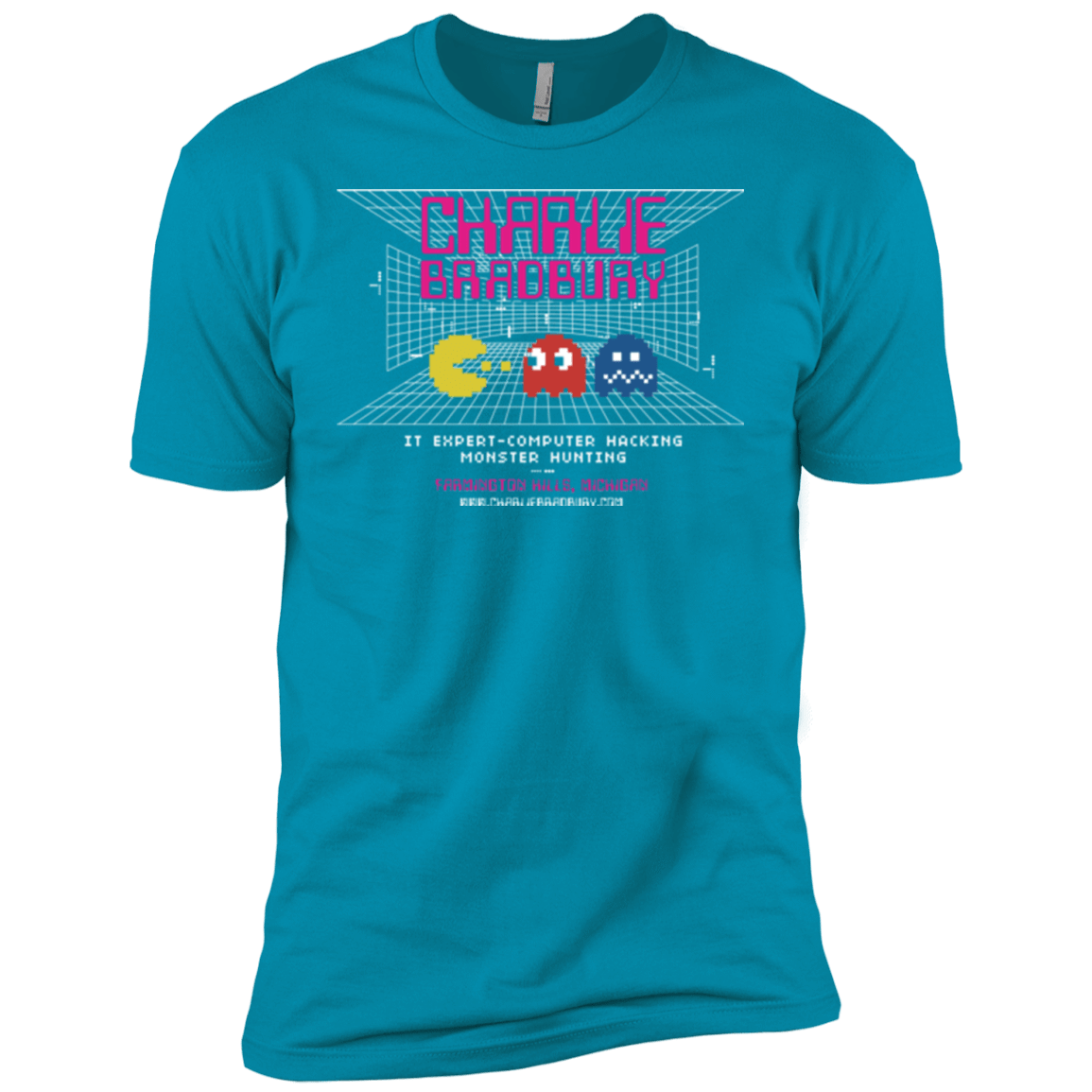 T-Shirts Turquoise / YXS Charlie Bradbury IT Boys Premium T-Shirt