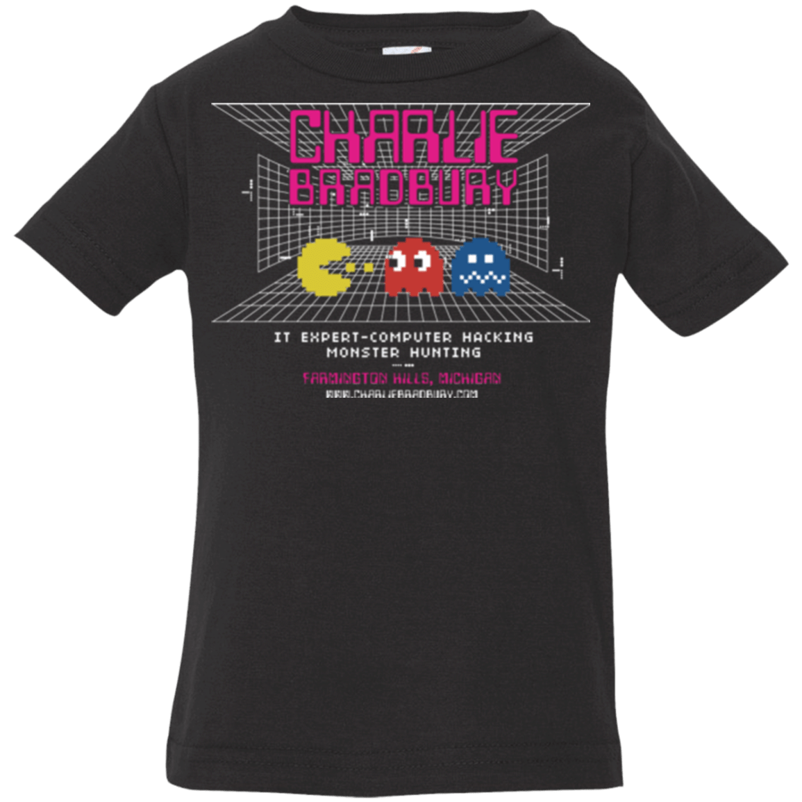 T-Shirts Black / 6 Months Charlie Bradbury IT Infant Premium T-Shirt