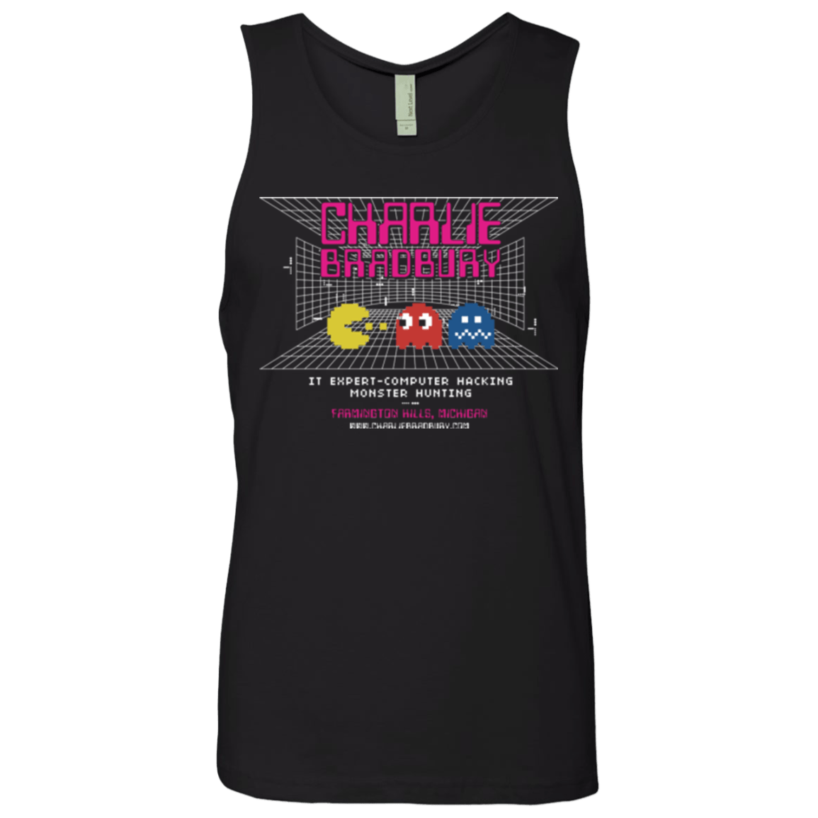 T-Shirts Black / Small Charlie Bradbury IT Men's Premium Tank Top