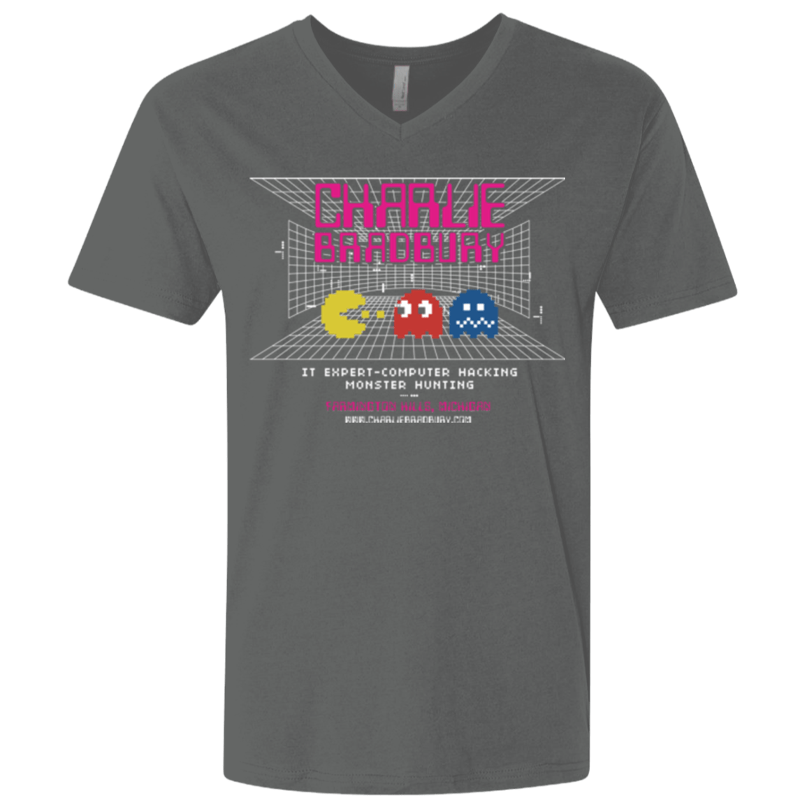 T-Shirts Heavy Metal / X-Small Charlie Bradbury IT Men's Premium V-Neck