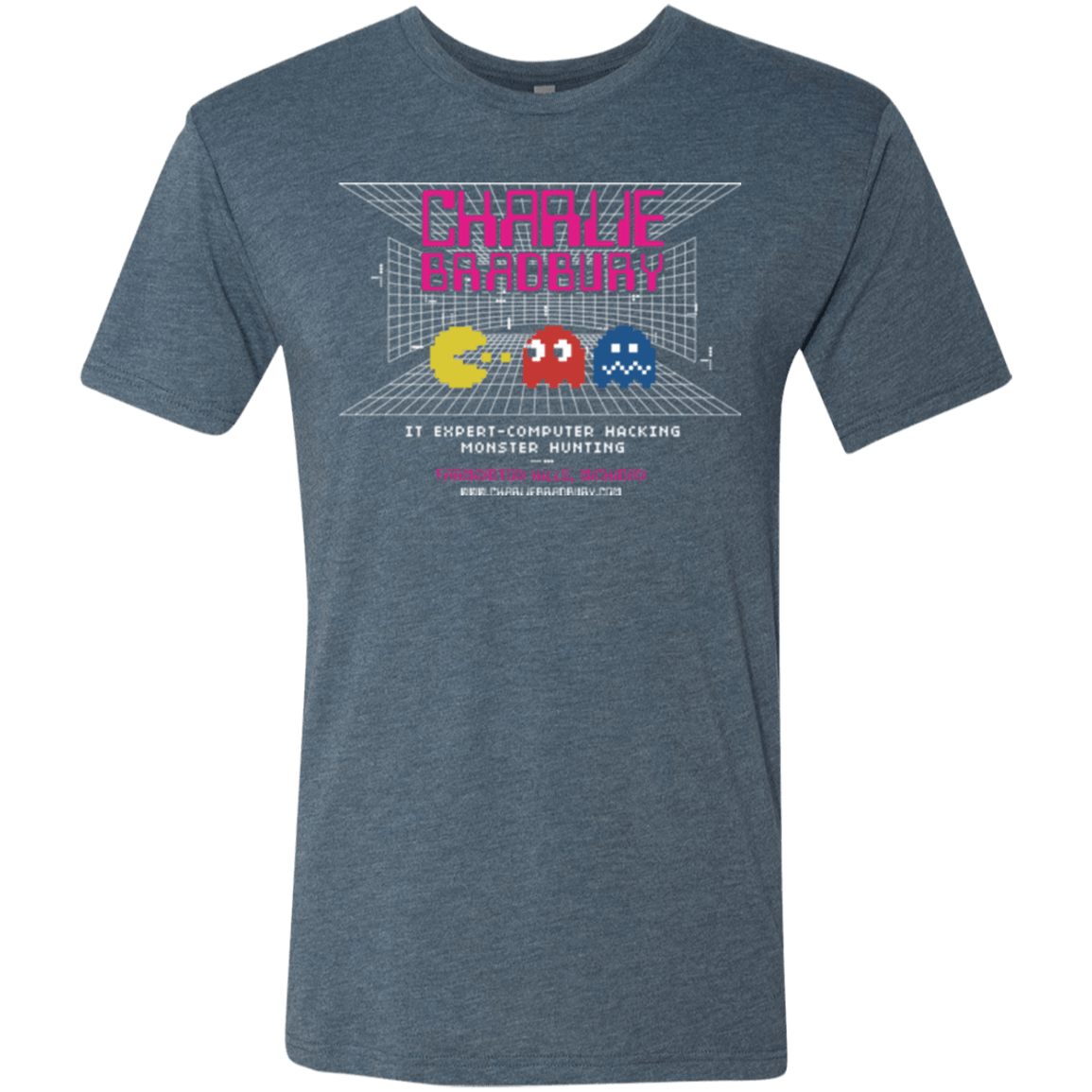 T-Shirts Indigo / Small Charlie Bradbury IT Men's Triblend T-Shirt