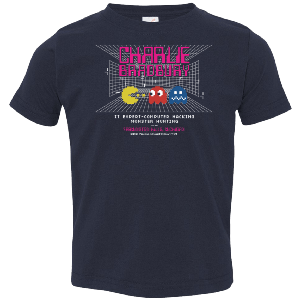 T-Shirts Navy / 2T Charlie Bradbury IT Toddler Premium T-Shirt