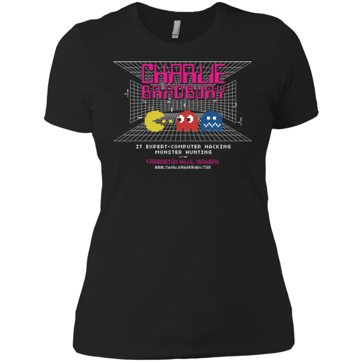 T-Shirts Black / X-Small Charlie Bradbury IT Women's Premium T-Shirt