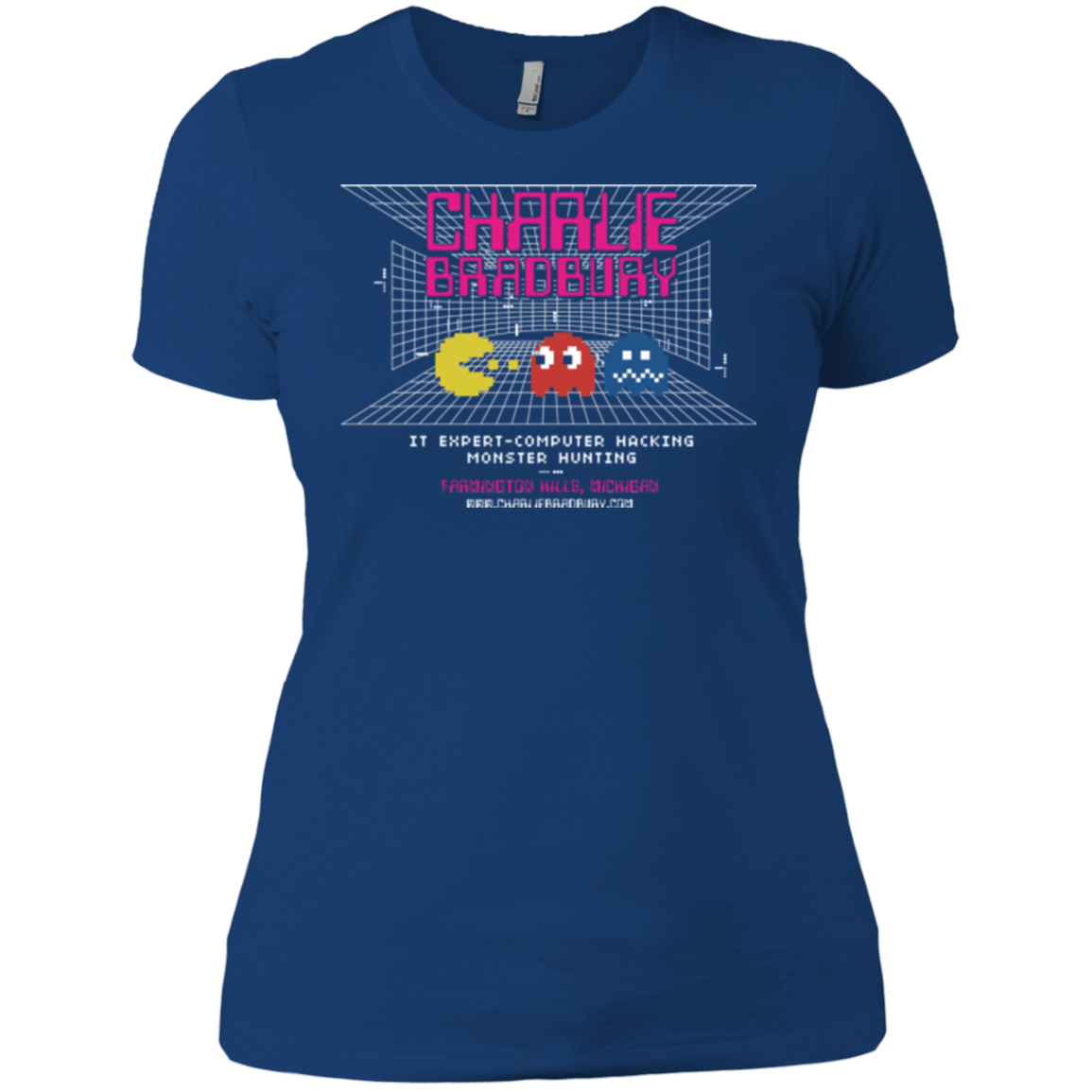 T-Shirts Royal / X-Small Charlie Bradbury IT Women's Premium T-Shirt