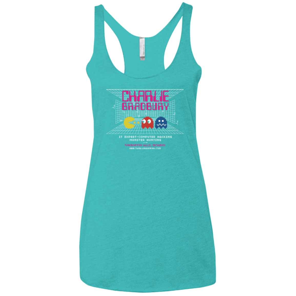 T-Shirts Tahiti Blue / X-Small Charlie Bradbury IT Women's Triblend Racerback Tank