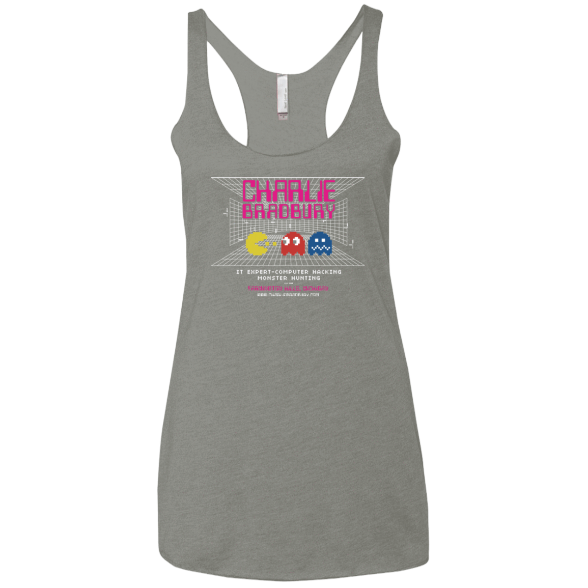 T-Shirts Venetian Grey / X-Small Charlie Bradbury IT Women's Triblend Racerback Tank