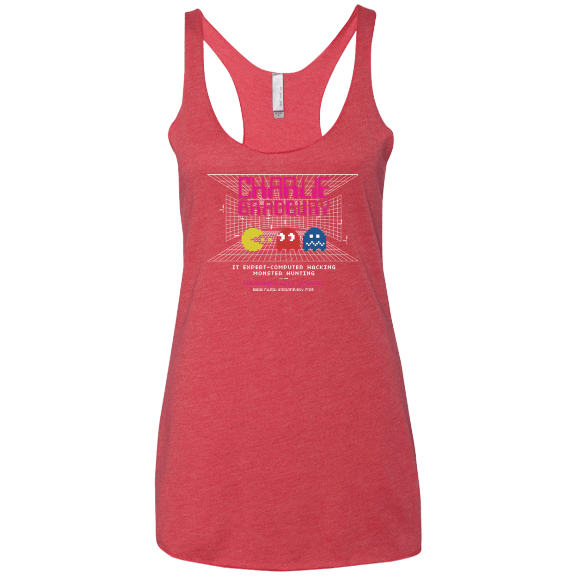 T-Shirts Vintage Red / X-Small Charlie Bradbury IT Women's Triblend Racerback Tank