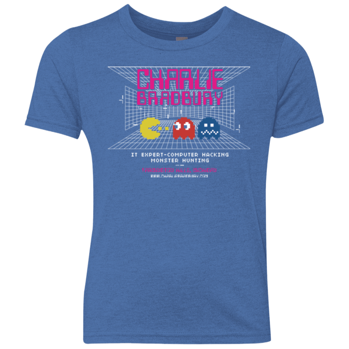 T-Shirts Vintage Royal / YXS Charlie Bradbury IT Youth Triblend T-Shirt