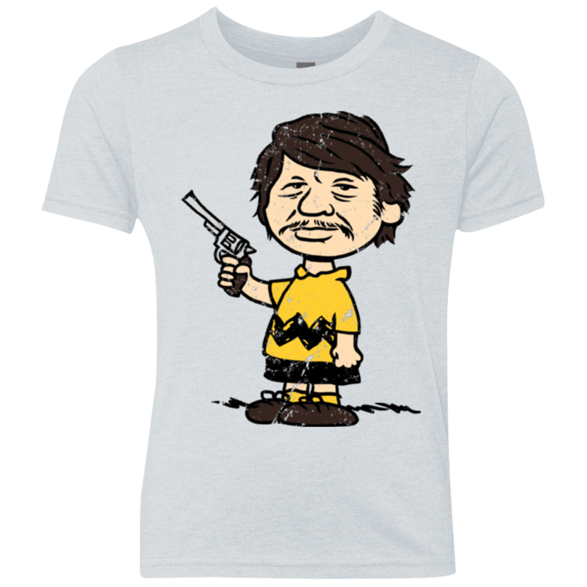 T-Shirts Heather White / YXS Charlie Brownson Youth Triblend T-Shirt