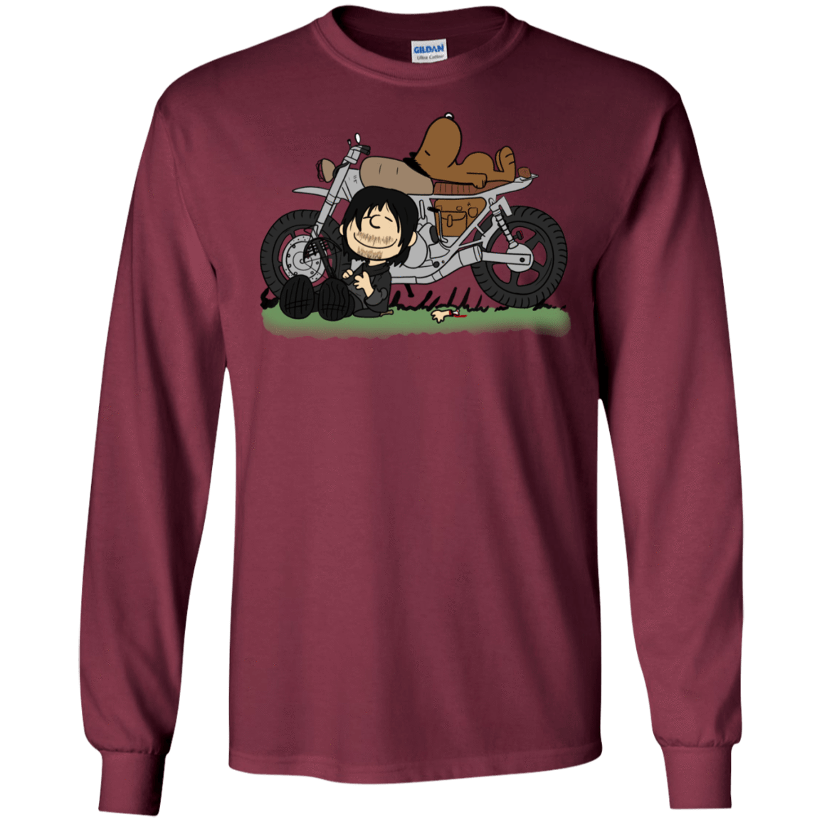 T-Shirts Maroon / S Charlie Dixon Men's Long Sleeve T-Shirt