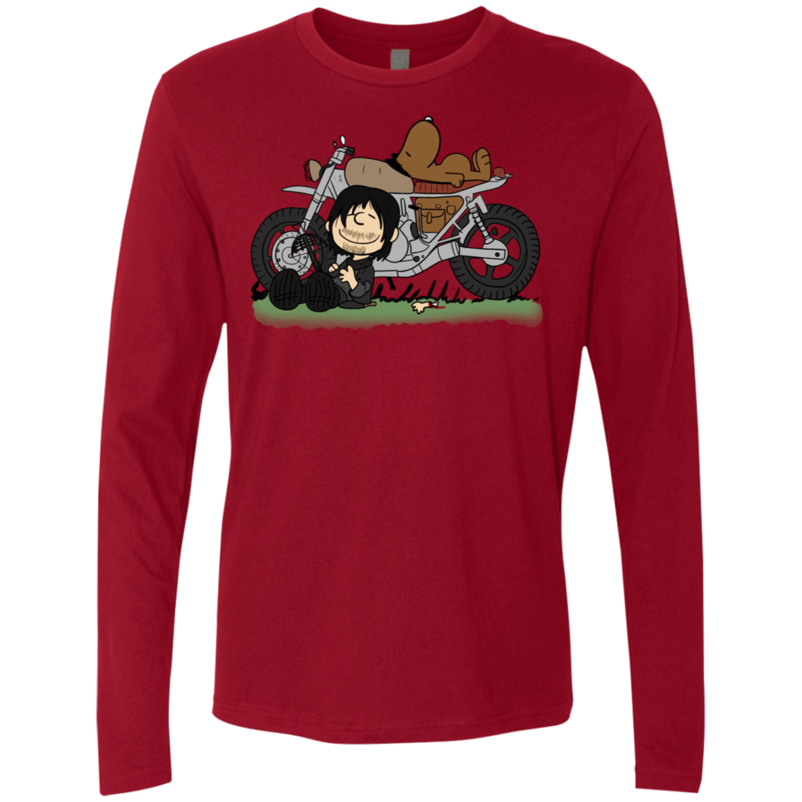T-Shirts Cardinal / S Charlie Dixon Men's Premium Long Sleeve