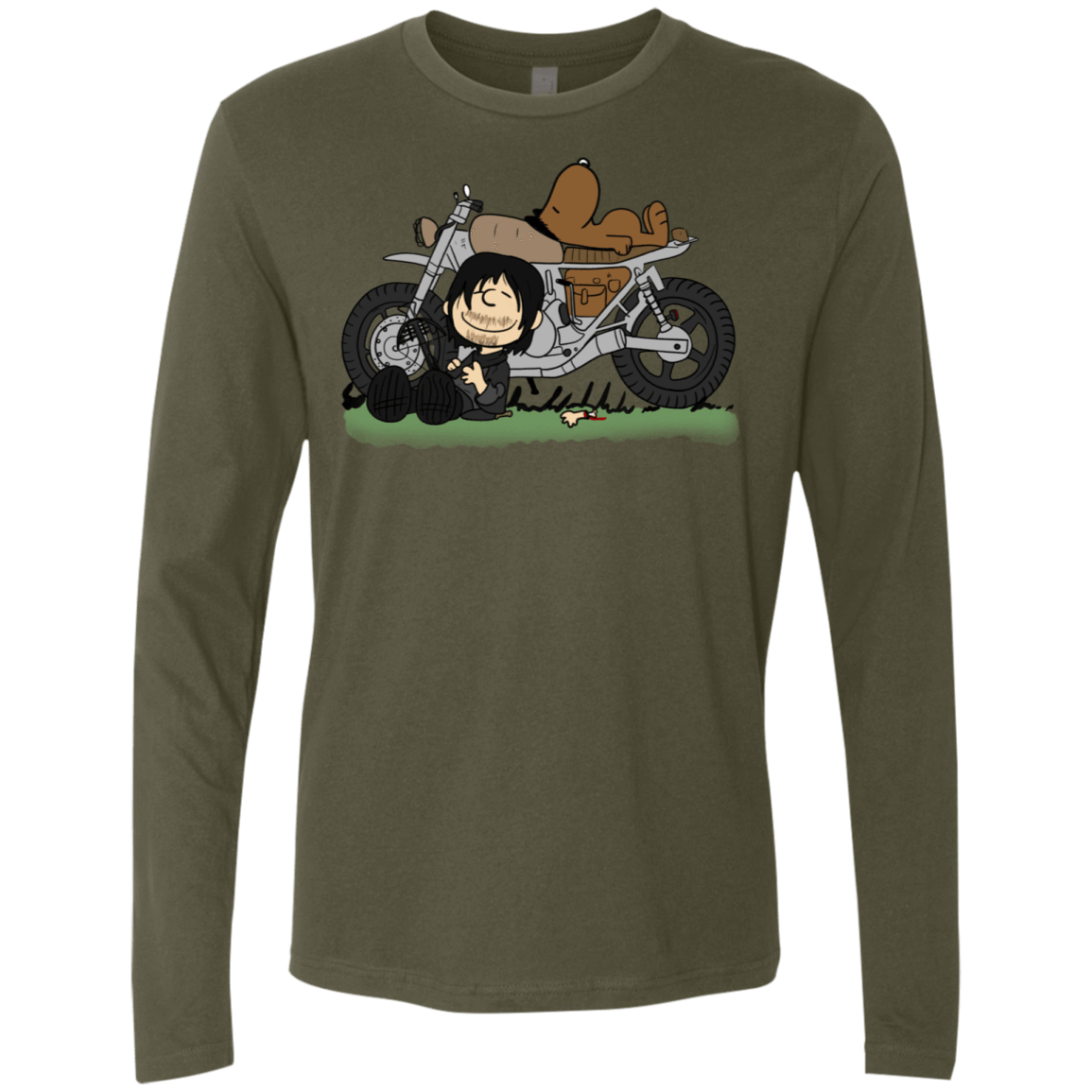 T-Shirts Military Green / S Charlie Dixon Men's Premium Long Sleeve