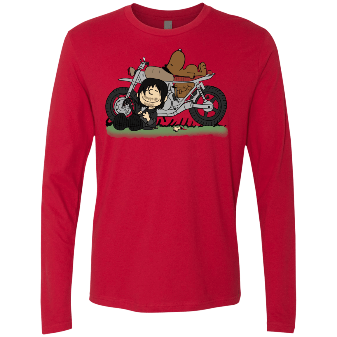 T-Shirts Red / S Charlie Dixon Men's Premium Long Sleeve