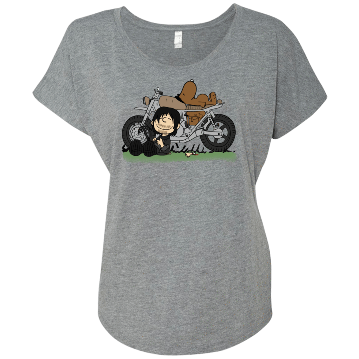 T-Shirts Premium Heather / X-Small Charlie Dixon Triblend Dolman Sleeve