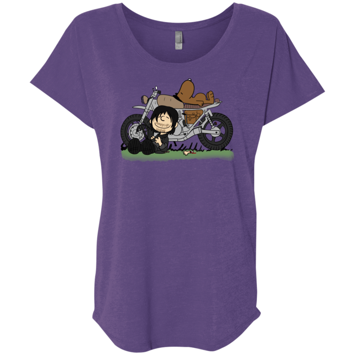 T-Shirts Purple Rush / X-Small Charlie Dixon Triblend Dolman Sleeve