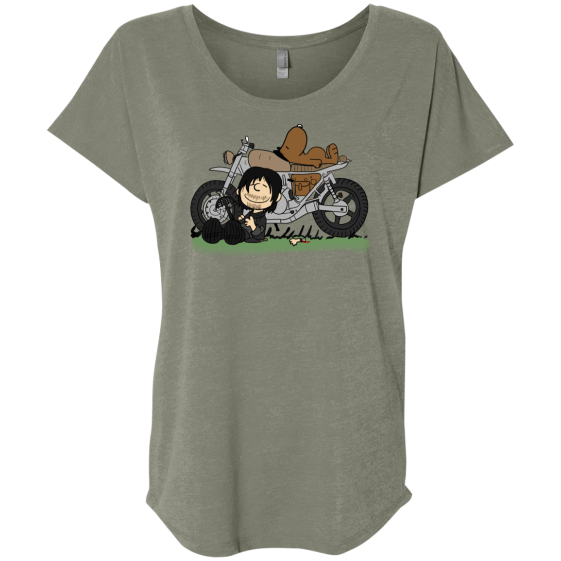 T-Shirts Venetian Grey / X-Small Charlie Dixon Triblend Dolman Sleeve