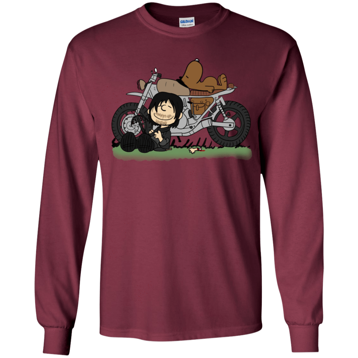 T-Shirts Maroon / YS Charlie Dixon Youth Long Sleeve T-Shirt