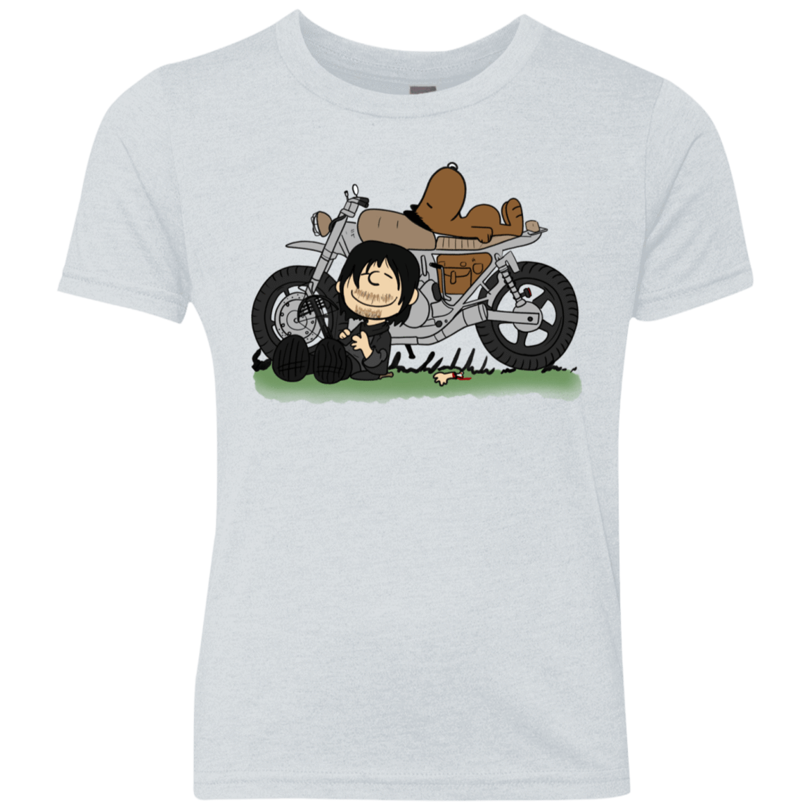 T-Shirts Heather White / YXS Charlie Dixon Youth Triblend T-Shirt