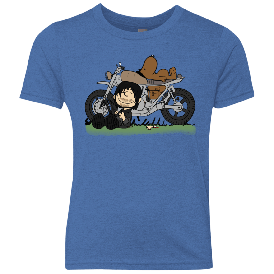 T-Shirts Vintage Royal / YXS Charlie Dixon Youth Triblend T-Shirt