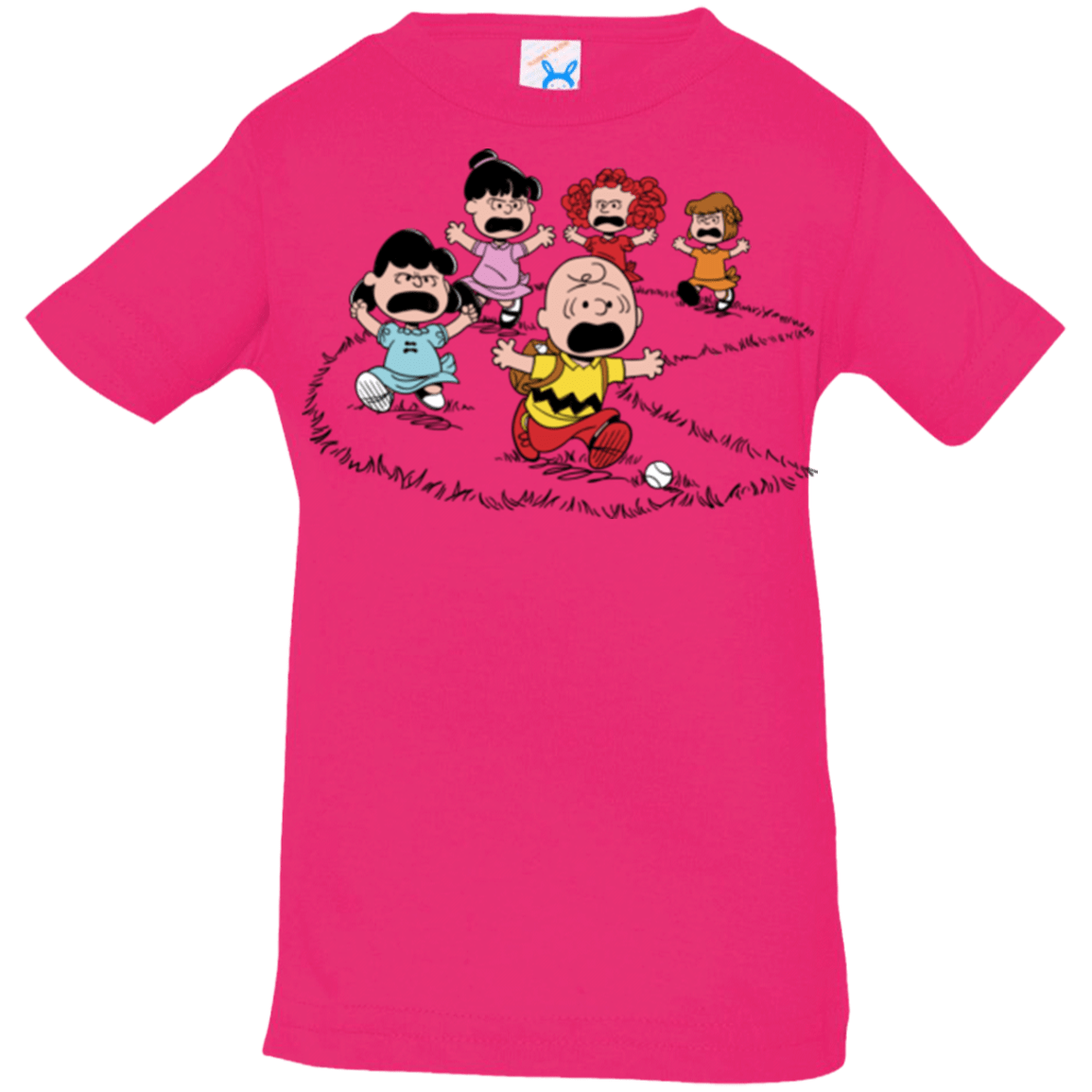 T-Shirts Hot Pink / 6 Months Charlie Pac Man Infant Premium T-Shirt