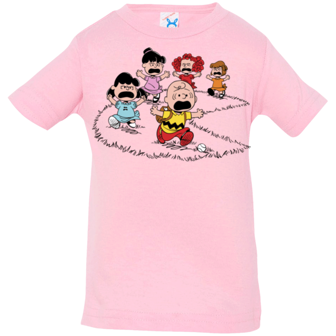 T-Shirts Pink / 6 Months Charlie Pac Man Infant Premium T-Shirt