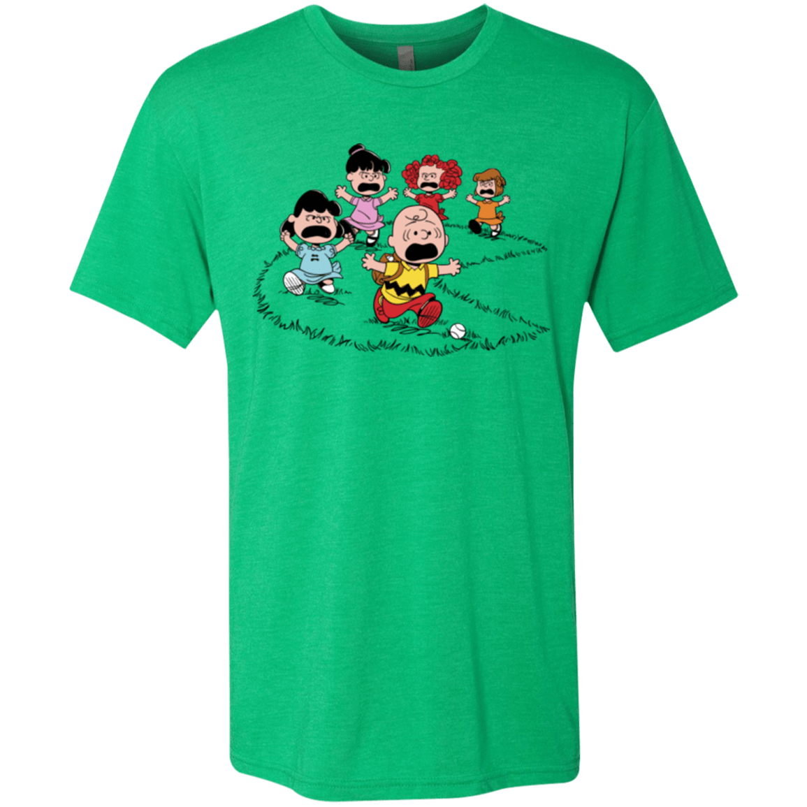 T-Shirts Envy / Small Charlie Pac Man Men's Triblend T-Shirt