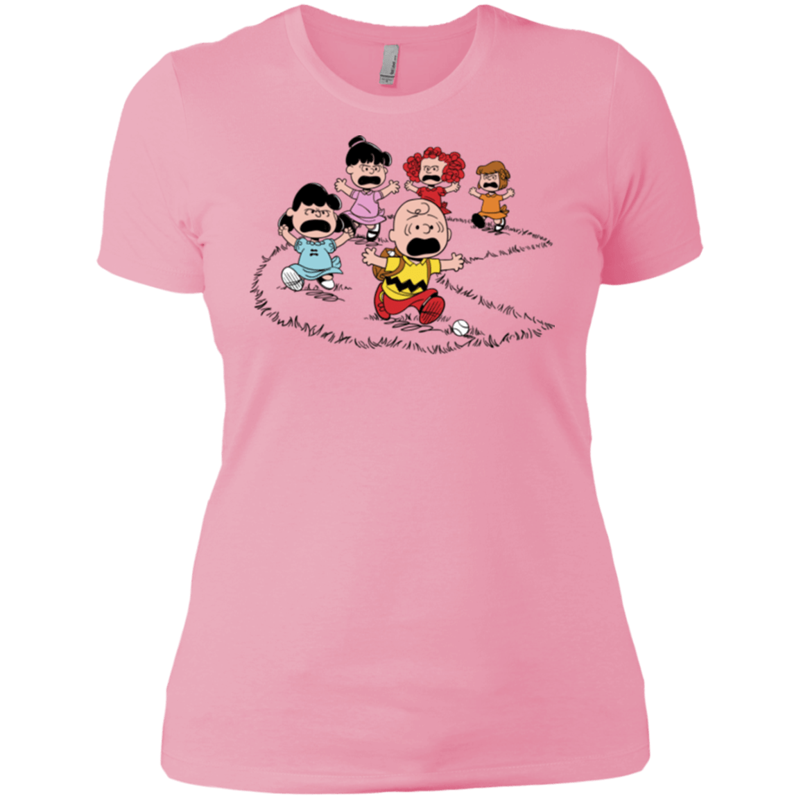 T-Shirts Light Pink / X-Small Charlie Pac Man Women's Premium T-Shirt
