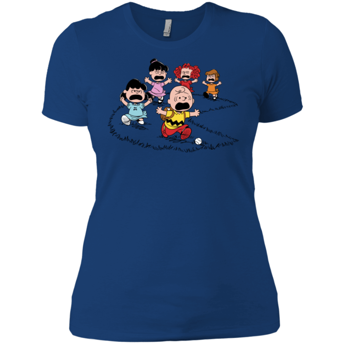 T-Shirts Royal / X-Small Charlie Pac Man Women's Premium T-Shirt