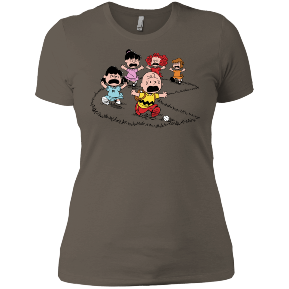 T-Shirts Warm Grey / X-Small Charlie Pac Man Women's Premium T-Shirt