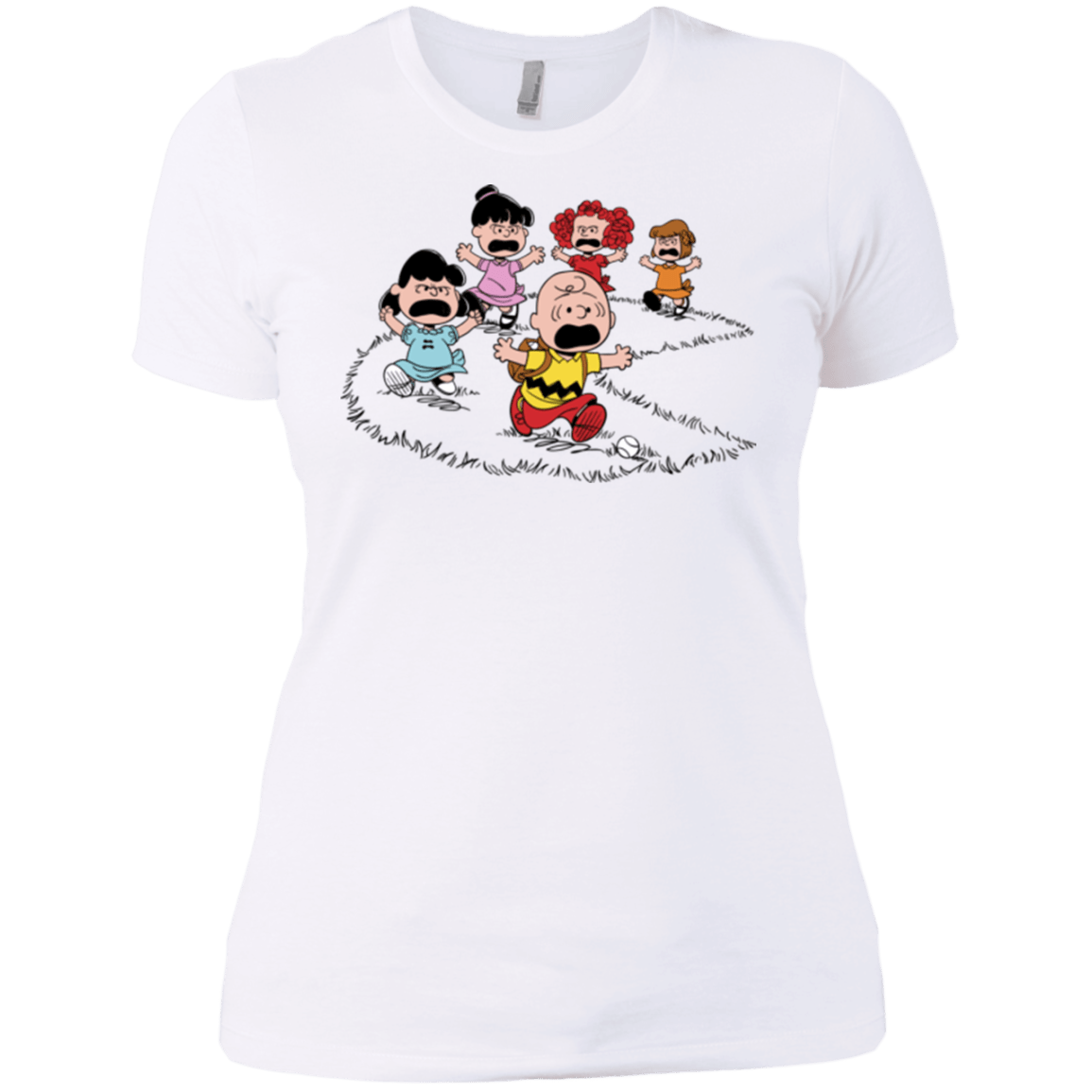T-Shirts White / X-Small Charlie Pac Man Women's Premium T-Shirt