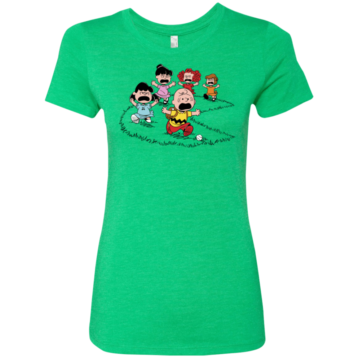 T-Shirts Envy / Small Charlie Pac Man Women's Triblend T-Shirt