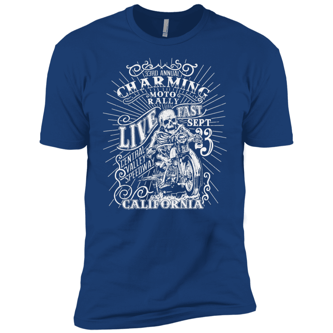 T-Shirts Royal / YXS Charming Moto Rally Boys Premium T-Shirt