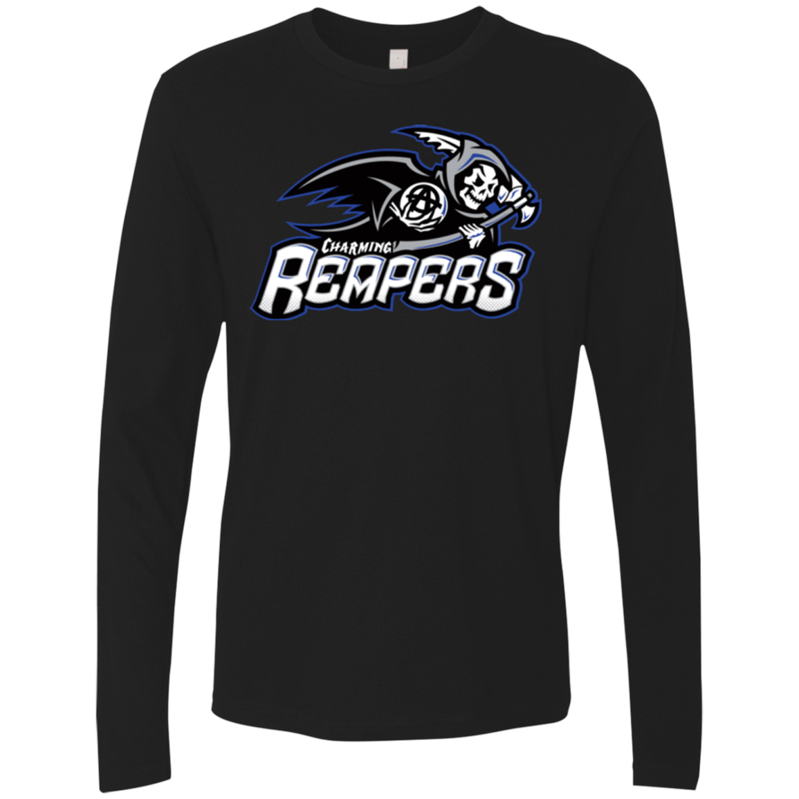 T-Shirts Black / Small Charming Reapers Men's Premium Long Sleeve