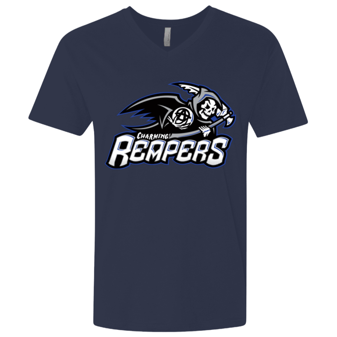 T-Shirts Midnight Navy / X-Small Charming Reapers Men's Premium V-Neck