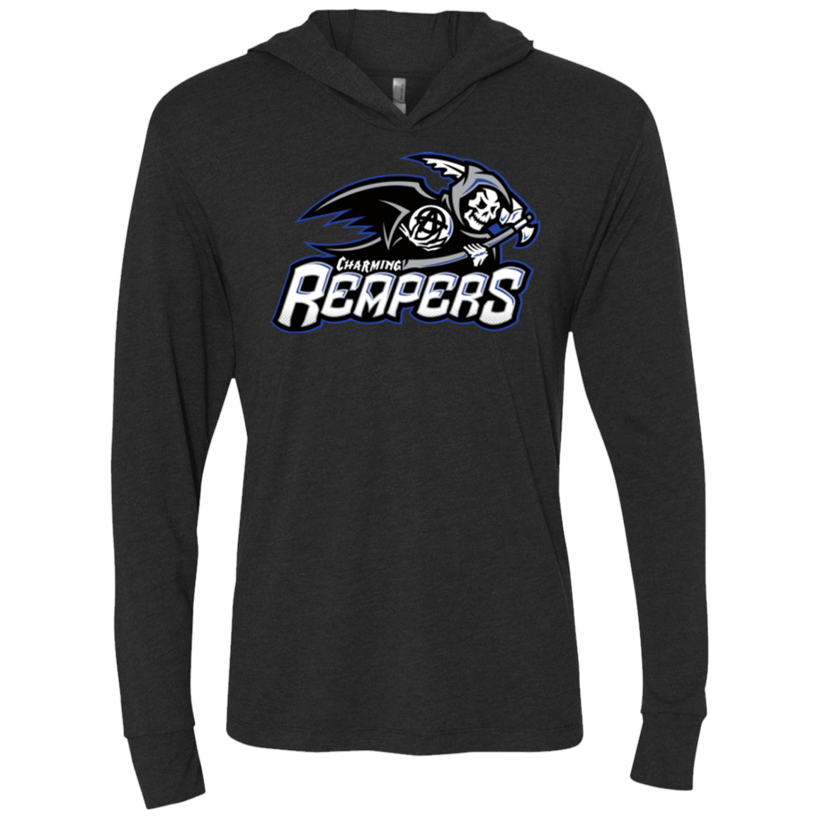 T-Shirts Vintage Black / X-Small Charming Reapers Triblend Long Sleeve Hoodie Tee